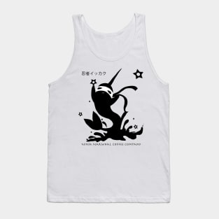 Ninja Narwhal Coffee Company Logo Tank Top